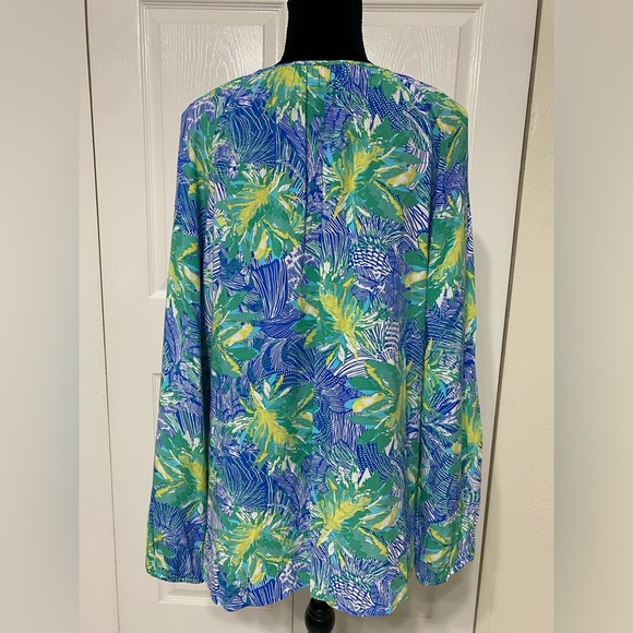 - Pappagallo The Colette Blouse size XL - Picture 3 of 8